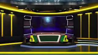 Free news studio animation || No Copyright || feel free to use #newsstudio #newspannel #graphics