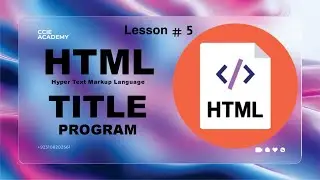 HTML Title Program By CCIE Academy
