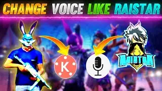 How to Change Voice into Kid Voice Like Raistar in kinemaster🔥