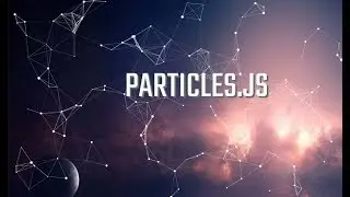 Creating Particles Effects in Webpage using Particles.js Library