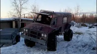 Вывел на прогулку вездеход после зимней спячки.