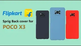 Back cover for Poco X3 | Spring back cover with highly protection | Recommended | #pocox3