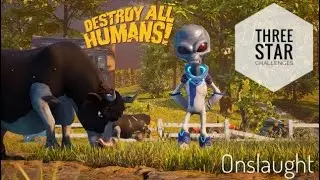 Destroy All Humans Remake 3 Star Capitol City Abduction Challenge