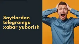 Web saytlardan Telegramga xabar yuborish | React |  O'zbek tilida