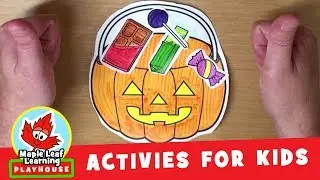 Trick or Treat Halloween Activity for Kids | Maple Leaf Learning Playhouse