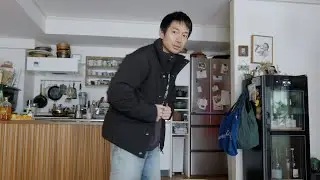 Living alone in a warm outerwear.