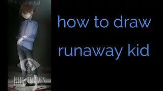 How to draw runaway kid / cara menggambar runaway kid - little nightmares