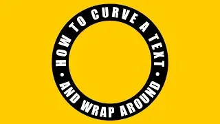 How to curve a text in CorelDraw | LEARN IN 2 MINUTES