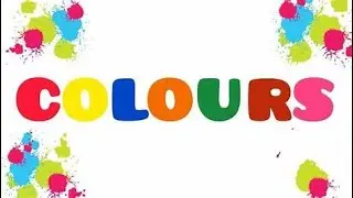 Learn Colors / colors in English for children / English educational video