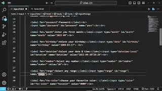 80. Interactive Range Sliders: HTML Form Input Type 'Range' Explored.