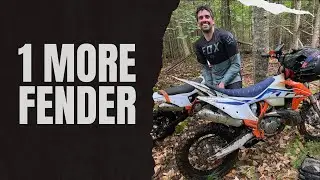 This is my 3rd KTM rear fender!