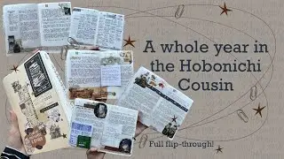 Full year recap in the Hobonichi Cousin | 365 days of journalling!