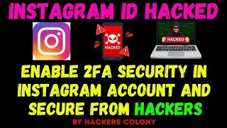 How to Hack Password of Instagram | How to Secure Instagram ID using 2FA security #hacker #termux