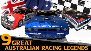 9 Great Australian Racing Icons XB, VK, LH, XW... (National Motor Racing Museum)