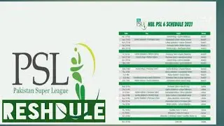 PSL 6 remaining matches schedule announced | PSL 6 schedule 2021 & Timetable | PSL 6 points table