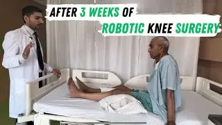 After 3 weeks of robotic knee surgery