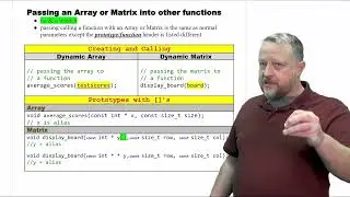 12 - Passing an Array or Matrix into other functions