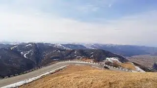Смотровая на перевале по дороге на Домбай