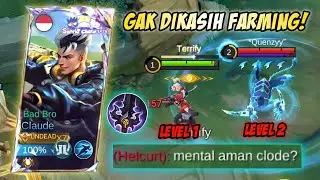 CLAUDE KU DIBULLY SAMPAI KALAH LEVEL DAN GOLD? BEGINI CARA BALIKIN NYA! | TOP GLOBAL CLAUDE - MLBB