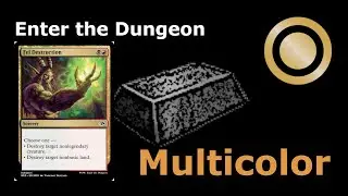 Enter the Dungeon Multicolored | World of Cardcraft | Custom Magic Cards