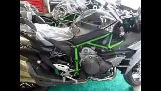 2015 Kawasaki Ninja H2 at tokyo Japan