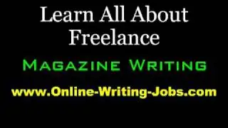 My Freelance Career : All About Freelance Magazine Writing Jobs