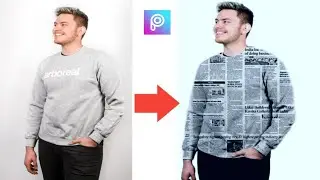 How To Do a Newspaper Effect In PicsArt I Picsart Editing Tutorial