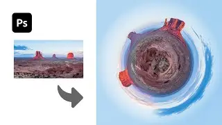 Transforme sua foto em um planeta 3D
