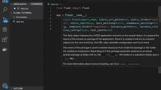 1. Flask: Basic Application