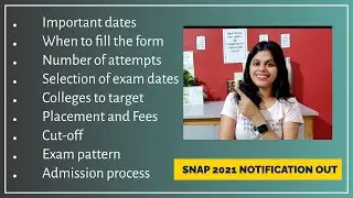 All about SNAP 2021| Exam Date | Symbiosis entrance test preparation