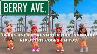 BERRY AVENUE*Realistic Lightskin Girl Kid Outfit Codes Blush Fashion Doll