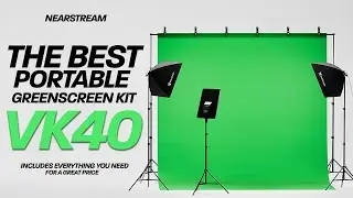 NearStream VK40 Portable Greenscreen Kit