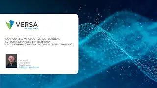 What are Versa's professional and managed services for Secure SD-WAN?