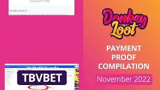 Donkey loot withdrew proff November 2022