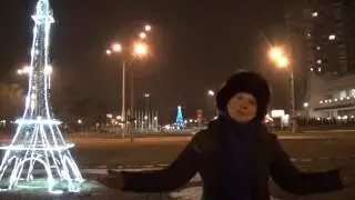 Киев-Париж-Киев. Эйфелева башня в Киеве. Kiev Ukraine Eiffel Tower 01.01.2017