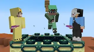 Minecraft End Yarışı ama 2 Avcıya Karşı