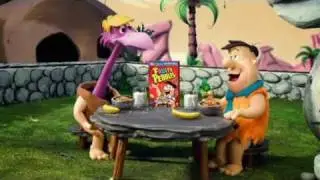 Pterodactyl Head Commercial Post Cereal Fruity and Cocoa Pebbles