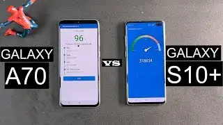 Samsung Galaxy A70 vs Galaxy S10 Plus Speed Test Comparison