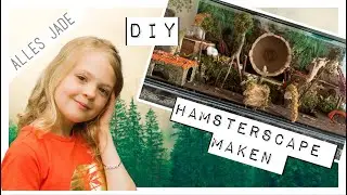 Natuurlijk verblijf voor mijn Roborovski hamsters Hamsterscape tutorial - Alles JADE hamstervlog #1