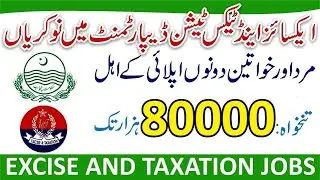 Excise Taxation Jobs 2024 - Excise And Taxation Job - Excise and Taxation Jobs Online Apply 2024