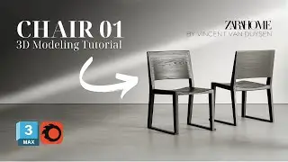 Chair 01 by ZaraHome - 3D Modeling Tutorial in 3ds Max