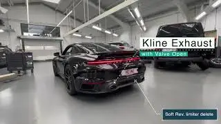 New Porsche 992 Turbo S with Kline Innovation Exhaust and 100 cell downpipes.