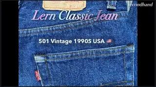 Lern About Vintage 501 Jean 90s USA 