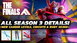 THE FINALS - RUBY Skins SHOWCASE | 10 NEW Career LEVELS, Circuit REWARDS & MORE