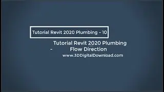 Tutorial Revit 2020 Plumbing - 10