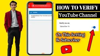HOW TO VERIFY YOUR YOUTUBE CHANNEL 2021|| BASTAB KI TECH ✔️