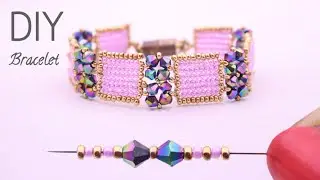 Elegant Beaded Bracelet: Create a Stunning Seed Bead & Bicone Bracelet