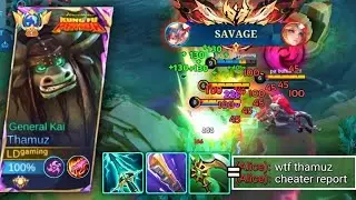 BEST AUTO SAVAGE BUILD AND EMBLEM FOR JUNGLE THAMUZ 2024 🔥 (MUST TRY)