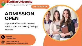 Choose 👩‍🎓 👨‍🎓 Best University in India 2024 !! Admission Open for ✔ Animal Health Worker (AHW)