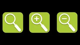 Search, Zoom in/out Icons - Inkscape Tutorial for Beginners